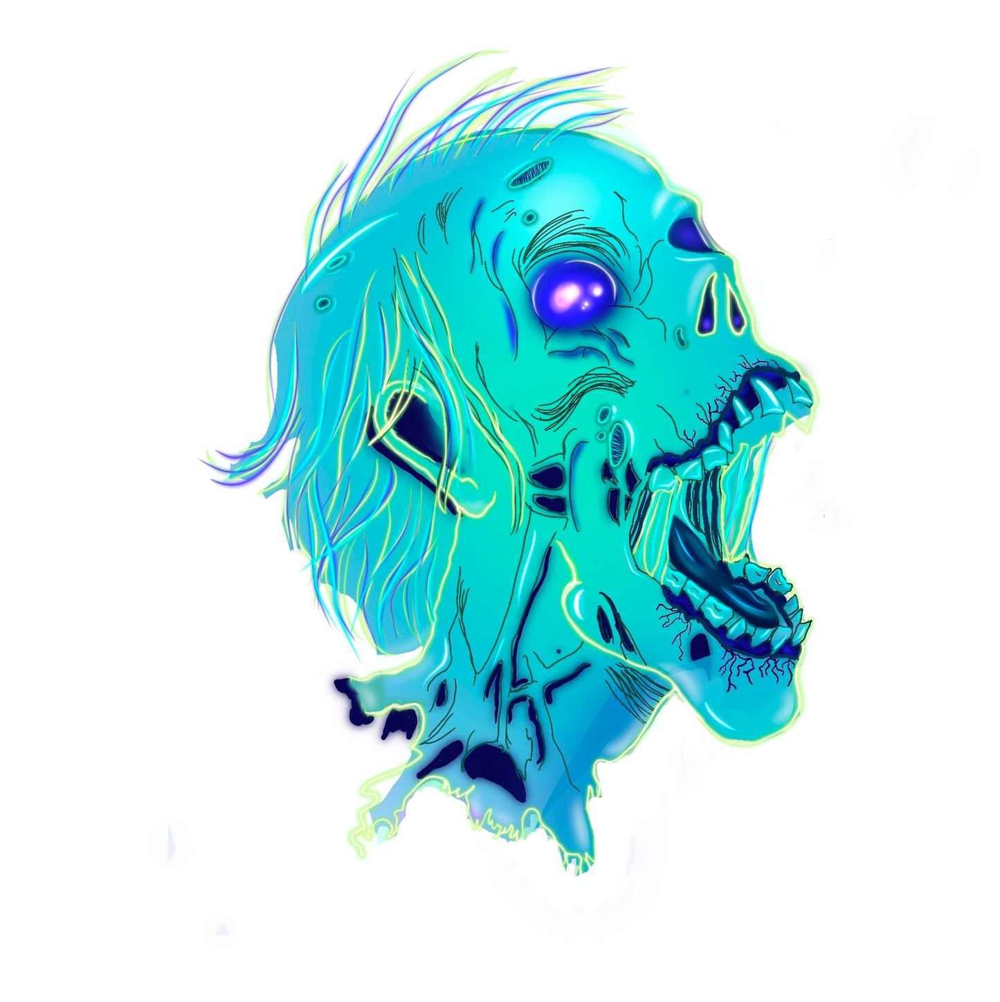 Skull Sticker