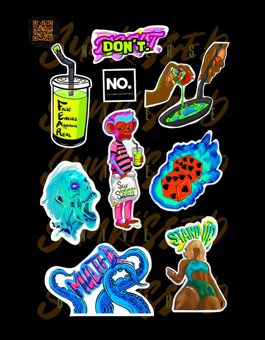 DON'T FEAR STICKER SHEET